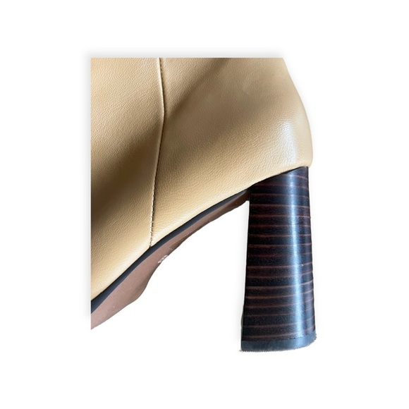 Senso knee high boots beige cream Size 39 / 9 Zandar  heels - Picture 5 of 11